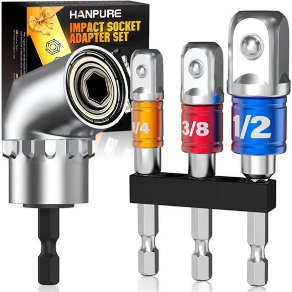 Accessories Impact Drill Socket Adapter Set 3 Pcs Sockets Extension Driver Bit Set Poshmark